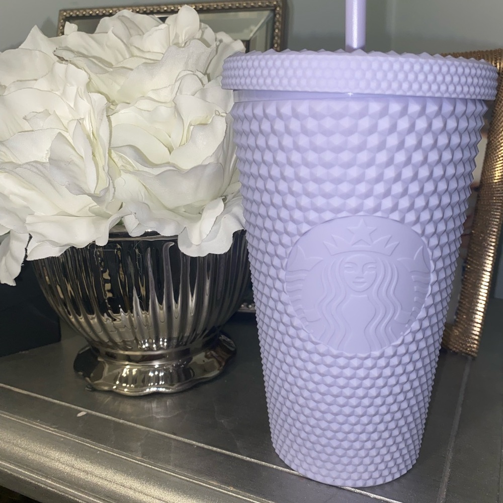 Lilac Matte Studded Grande Starbucks